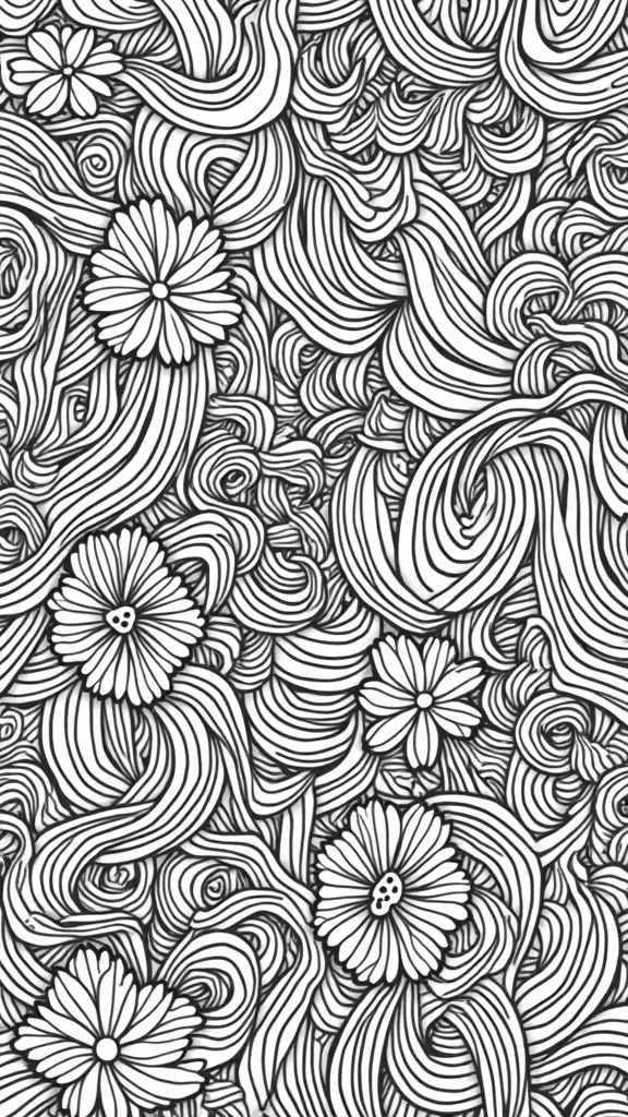 coloriages adultes zentangle